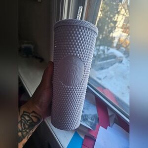 Authentic Starbucks Pearl White Studded Cold Cup Tumbler – Venti 24oz.